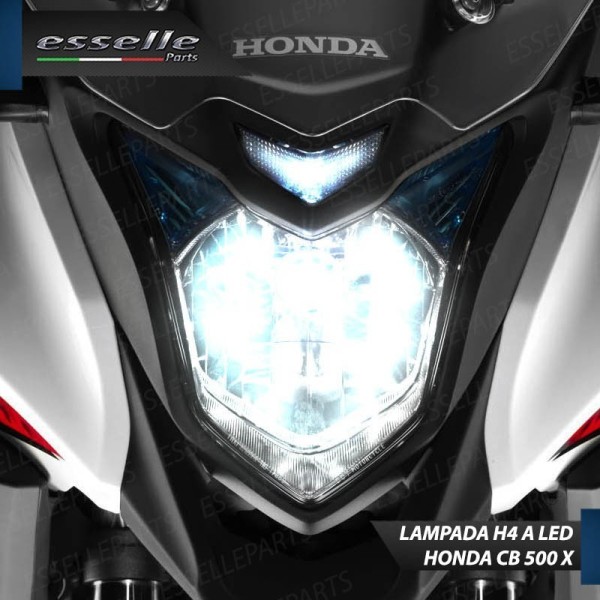 Conversione Fari Full LED per HONDA CB 500 X (2012-2016) ABS Lampade 6000K Bianco Ghiaccio