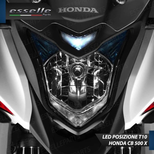 Conversione Fari Full LED per HONDA CB 500 X (2015-2016) ABS Travel Edition Lampade 6000K Bianco Ghiaccio