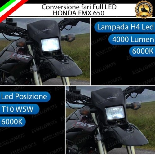 Conversione Fari Full LED ULTRA COMPATTA per HONDA FMX 650 2005-2006