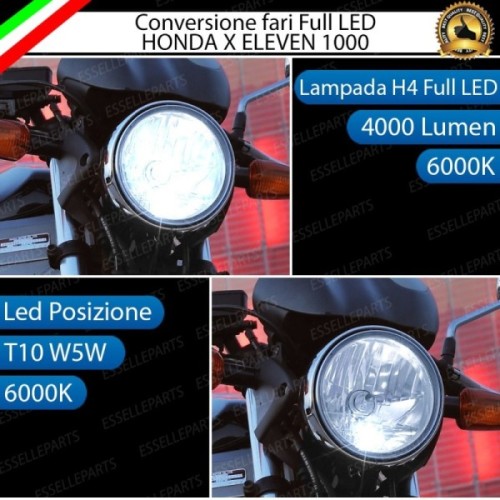 Conversione Fari Full LED ULTRA COMPATTA per HONDA X Eleven 1100 1999-2001