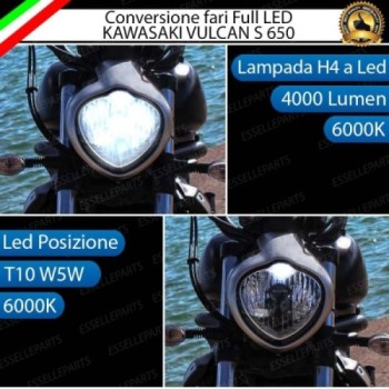 Conversione Fari Full LED ULTRA COMPATTA per KAWASAKI Vulcan S 650 2021