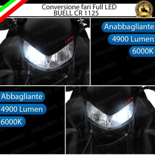 Conversione Fari Full LED 6000k canbus BUELL CR 1125