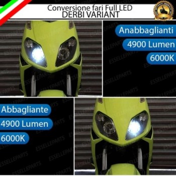 Lampade a Led H8 6000K Canbus Derbi Variant Luce Bianca
