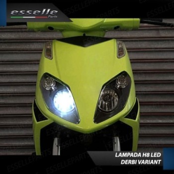 Lampade a Led H8 6000K Canbus Derbi Variant Luce Bianca