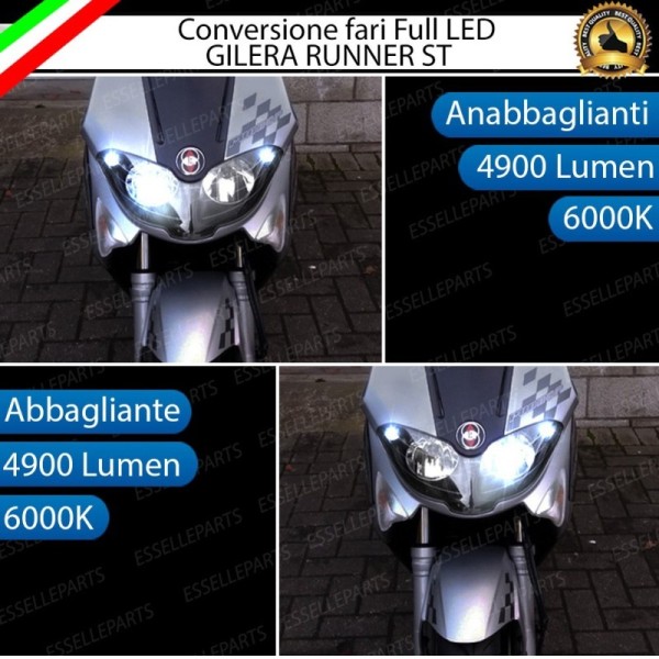 Conversione Fari Full LED Gilera Runner