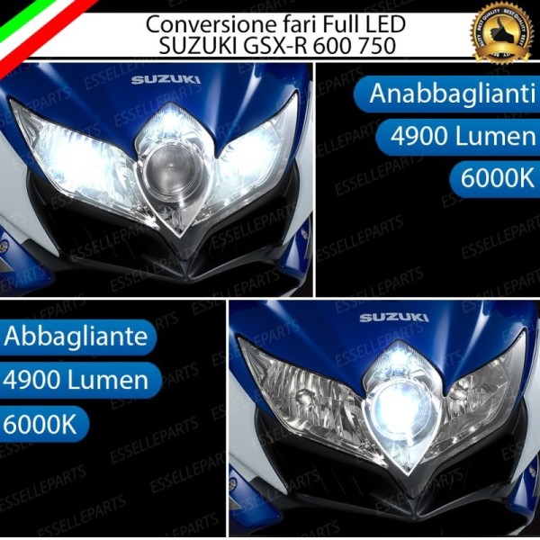 Conversione Fari Full LED SUZUKI GSX-R 2008-2010