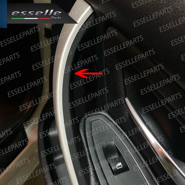 Maniglia Interna Anteriore Lato Passeggero Soft Touch Nero Bmw Serie 3 GT F34