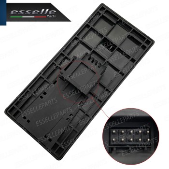 INTERRUTTORE ALZACRISTALLI LATO GUIDATORE NERO / CROMO PER AUDI A4 B8 B8 AVANT