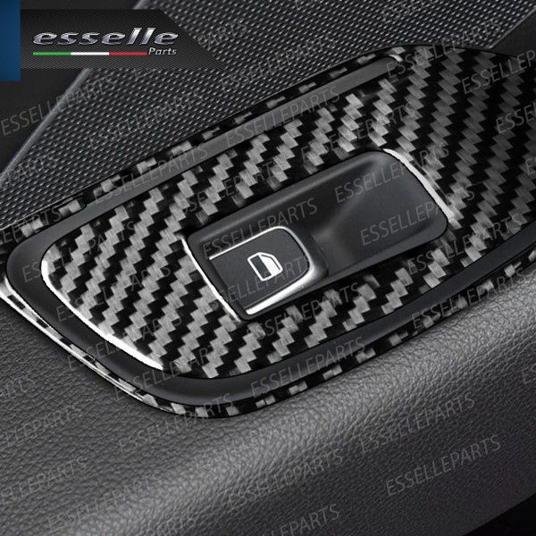 PULSANTE ALZACRISTALLI VETRI NERO / CROMO PER AUDI Q5