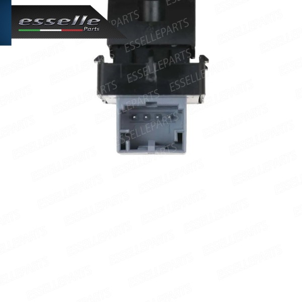 PULSANTE ALZACRISTALLI VETRI NERO / CROMO PER AUDI A6 C6 C6