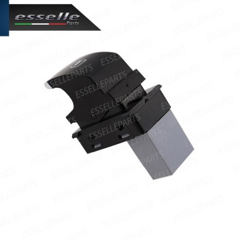 PULSANTE ALZACRISTALLI VETRI NERO / CROMO PER SKODA OCTAVIA 2 1Z