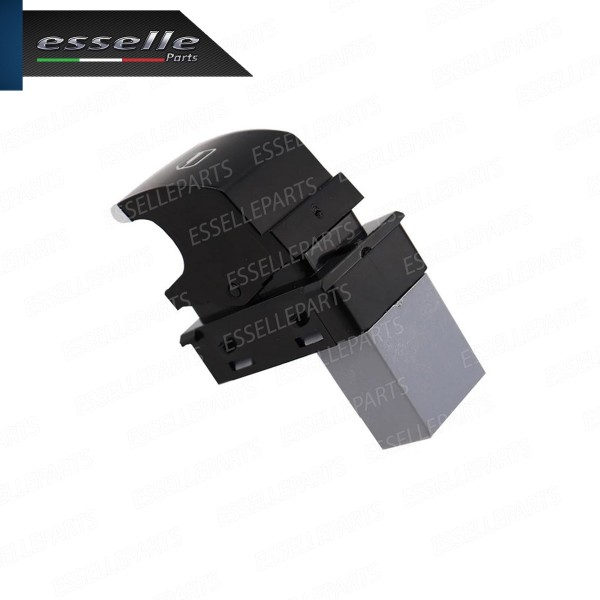 PULSANTE ALZACRISTALLI VETRI NERO / CROMO PER SKODA YETI RESTYLING