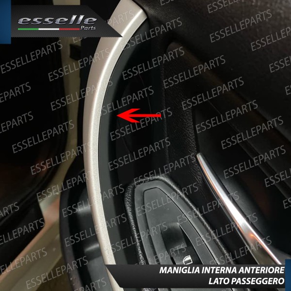 Maniglie Interne Bmw Serie 3 F30 F31 Anteriori Lato Guida Lato Passeggero Nero