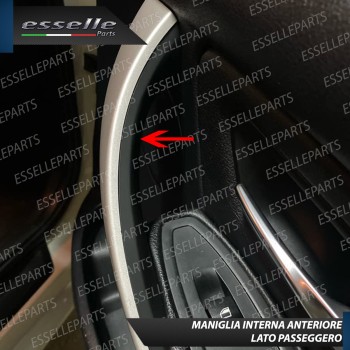 Maniglie Interne Bmw Serie 3 F30 F31 Anteriori Lato Guida Lato Passeggero Nero