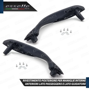 Maniglie Interne Bmw Serie 3 GT F34 Anteriori Lato Guida Lato Passeggero Nero