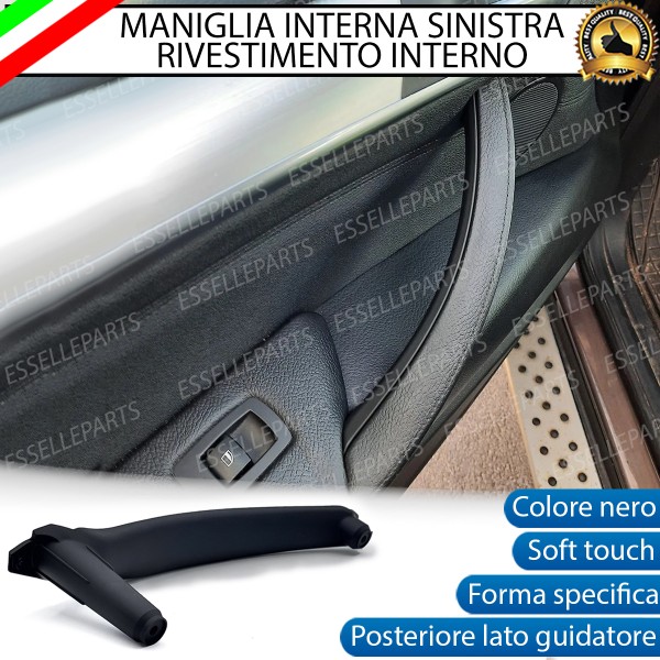 Maniglia Interna Bmw X6 E71 Posteriore Lato Guida Nero Soft Touch
