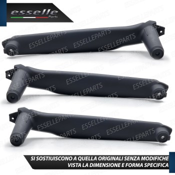 Set Completo Maniglia Anteriore + Posteriore Interna Bmw X5 E70 Nero