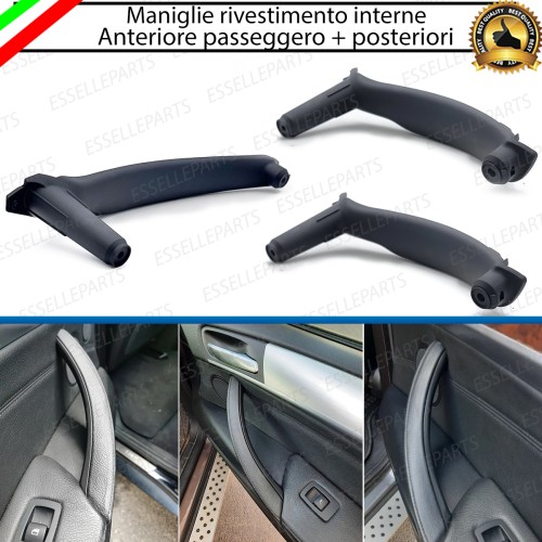 Set Completo Maniglia Anteriore + Posteriore Interna Bmw X6 E71 Nero