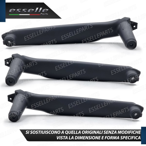 Set Completo Maniglia Anteriore + Posteriore Interna Bmw X6 E71 Nero