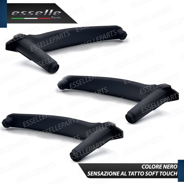 Set Completo Maniglia Anteriore + Posteriore Interna Bmw X6 E71 Nero