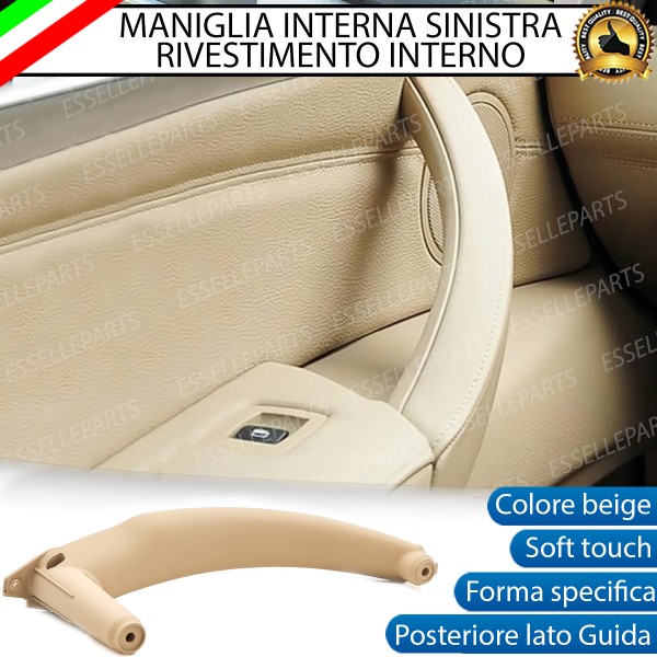 Maniglia Interna Bmw X5 E70 Posteriore Lato Guida Beige Soft Touch
