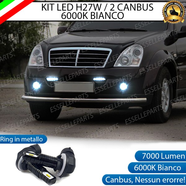 Kit Full LED H27/2 7000 Lumen Fendinebbia SSANGYONG REXTON
