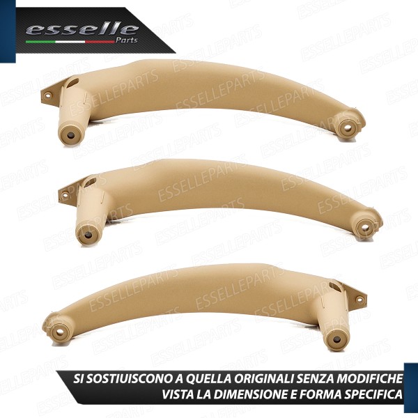 Set Completo Maniglia Anteriore + Posteriore Interna Bmw X5 E70 Beige