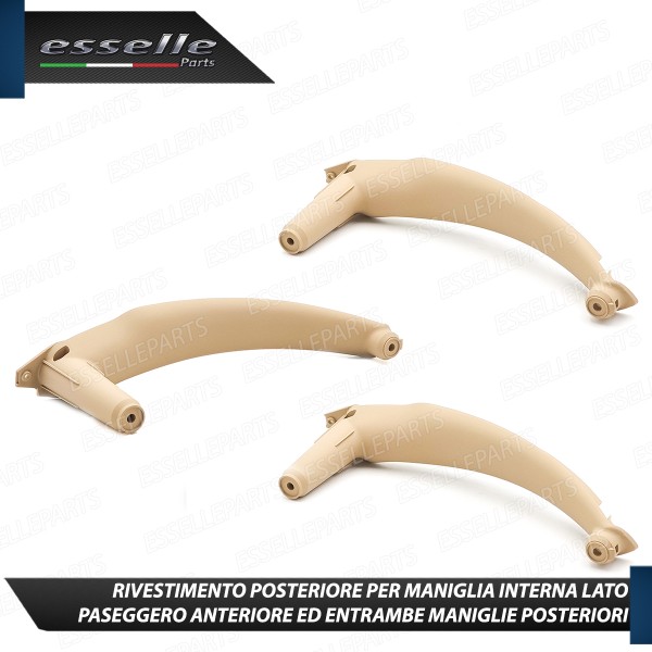 Set Completo Maniglia Anteriore + Posteriore Interna Bmw X6 E71 Beige