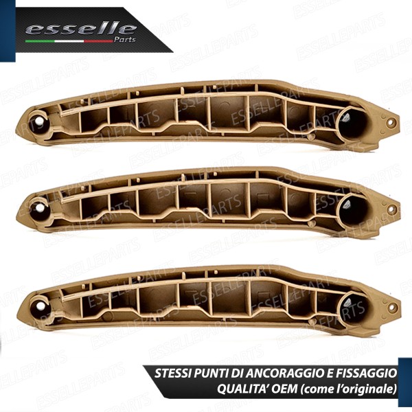 Set Completo Maniglia Anteriore + Posteriore Interna Bmw X6 E71 Beige