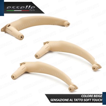 Set Completo Maniglia Anteriore + Posteriore Interna Bmw X6 E71 Beige