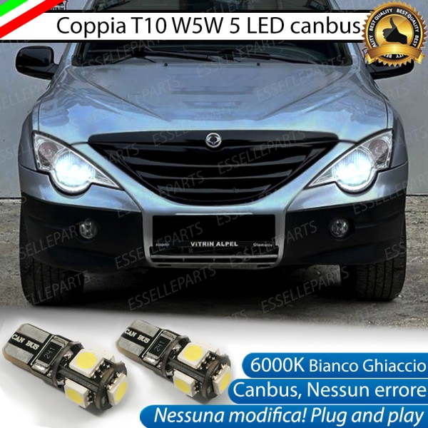 Luci posizione 5 LED Canbus Specifiche per SSANGYONG ACTYON