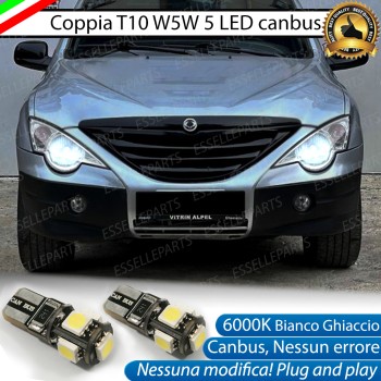 Luci posizione 5 LED Canbus Specifiche per SSANGYONG ACTYON