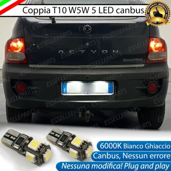 Luci targa 5 LED Canbus SSANGYONG ACTYON