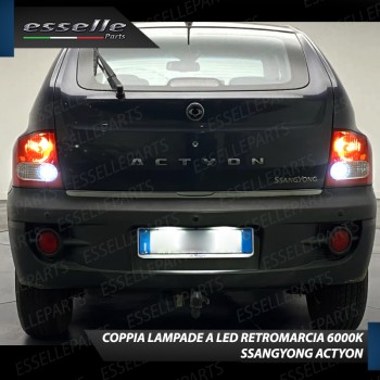 Luci Retromarcia SSANGYONG ACTYON 1200 LUMEN T15 W16W CANBUS 3.0