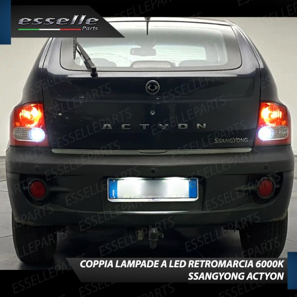 Luci Retromarcia T15 13 LED 6000K per SSANGYONG ACTYON