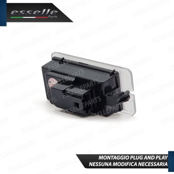 Placchetta Bagagliaio Led Completa Renault Megane MK4 18 Led 6000k Bianco Ghiaccio