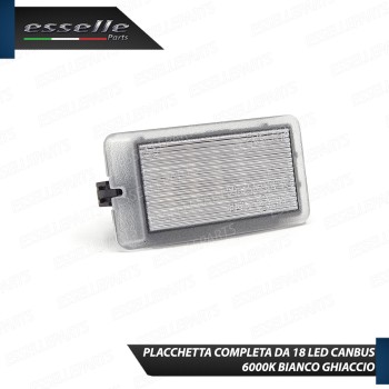 Placchetta Bagagliaio Led Completa Renault Megane MK2 18 Led 6000k Bianco Ghiaccio