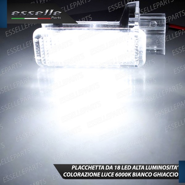 Placchetta Bagagliaio Led Completa Nissan X Trail MK3 18 Led 6000k Bianco Ghiaccio