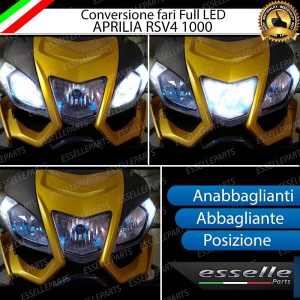 Conversione Fari Full LED per APRILIA RSV4 1000 2011-2015 Factory APRC ABS