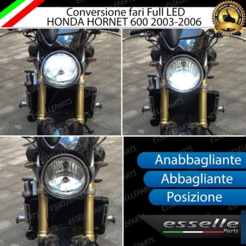 Conversione Fari Full LED ULTRA COMPATTA per HONDA Hornet 600 2005-2006