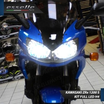 Kit Full LED Coppia H4 18000 Lumen per KAWASAKI ZRX 1200 2001-2004 S