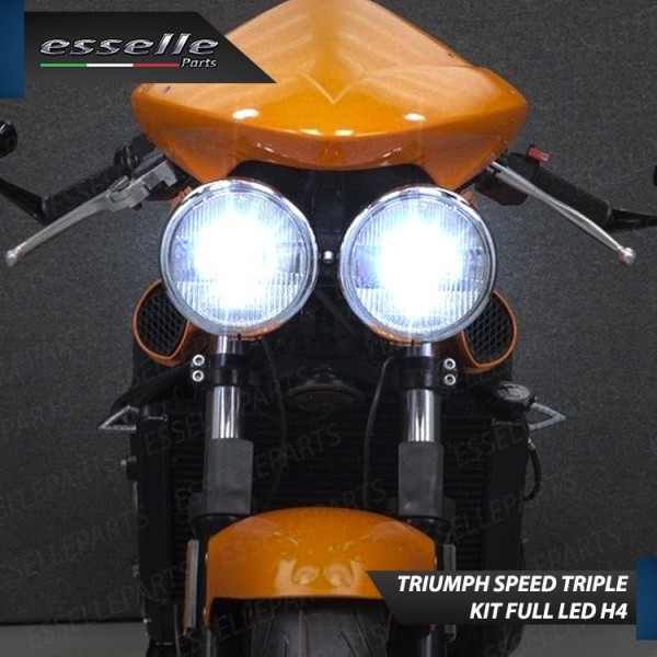 Kit Full LED Coppia H4 18000 Lumen per Triumph Speed Triple 955 2002-2004
