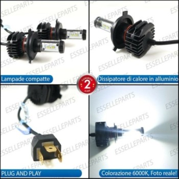 Kit Full LED Coppia H4 18000 Lumen per Triumph Tiger 800 2015-2017 XC