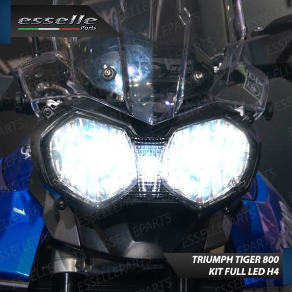 Kit Full LED Coppia H4 18000 Lumen per Triumph Tiger 800 2017-2018 XCA