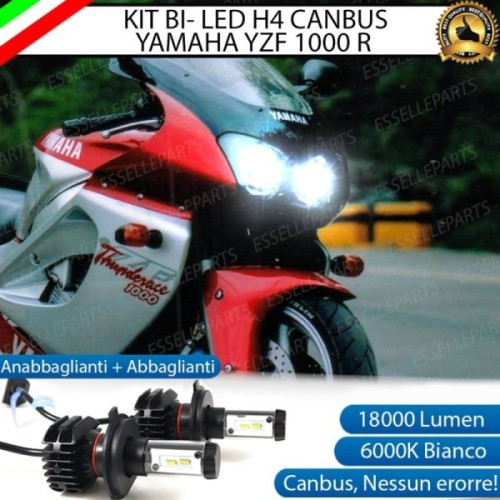 Kit Full LED Coppia H4 18000 Lumen per YAMAHA YZF 1000 1996-1998 R Thunderace