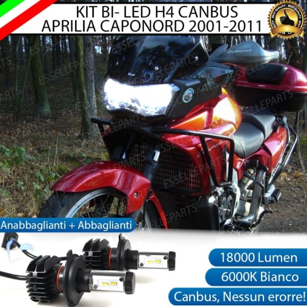 Kit LED per Aprilia Caponord 1000 ETV Lampade 18000 lm 6000K