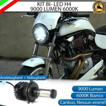 Kit Full LED Lampada H4 9000 LUMEN 6000K Buell Cyclone 1200 M2 1999-2002