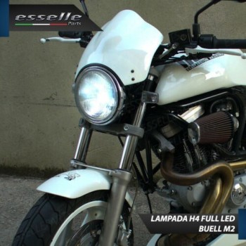 Kit Full LED Lampada H4 9000 LUMEN 6000K Buell Cyclone 1200 M2 1999-2002