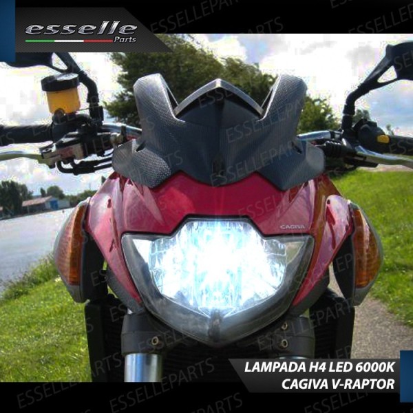 Kit Full LED Lampada H4 9000 LUMEN 6000K X-tra Raptor 1000 2000-2005