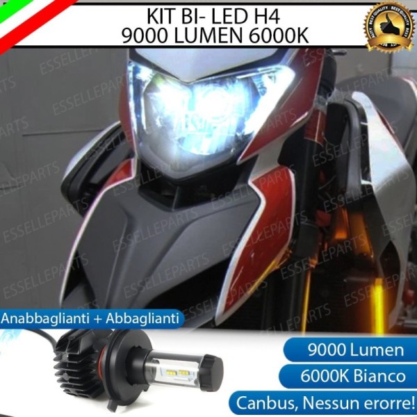 Kit Full LED Lampada H4 9000 Lumen per Ducati Hypermotard 821 2013-2015 SP